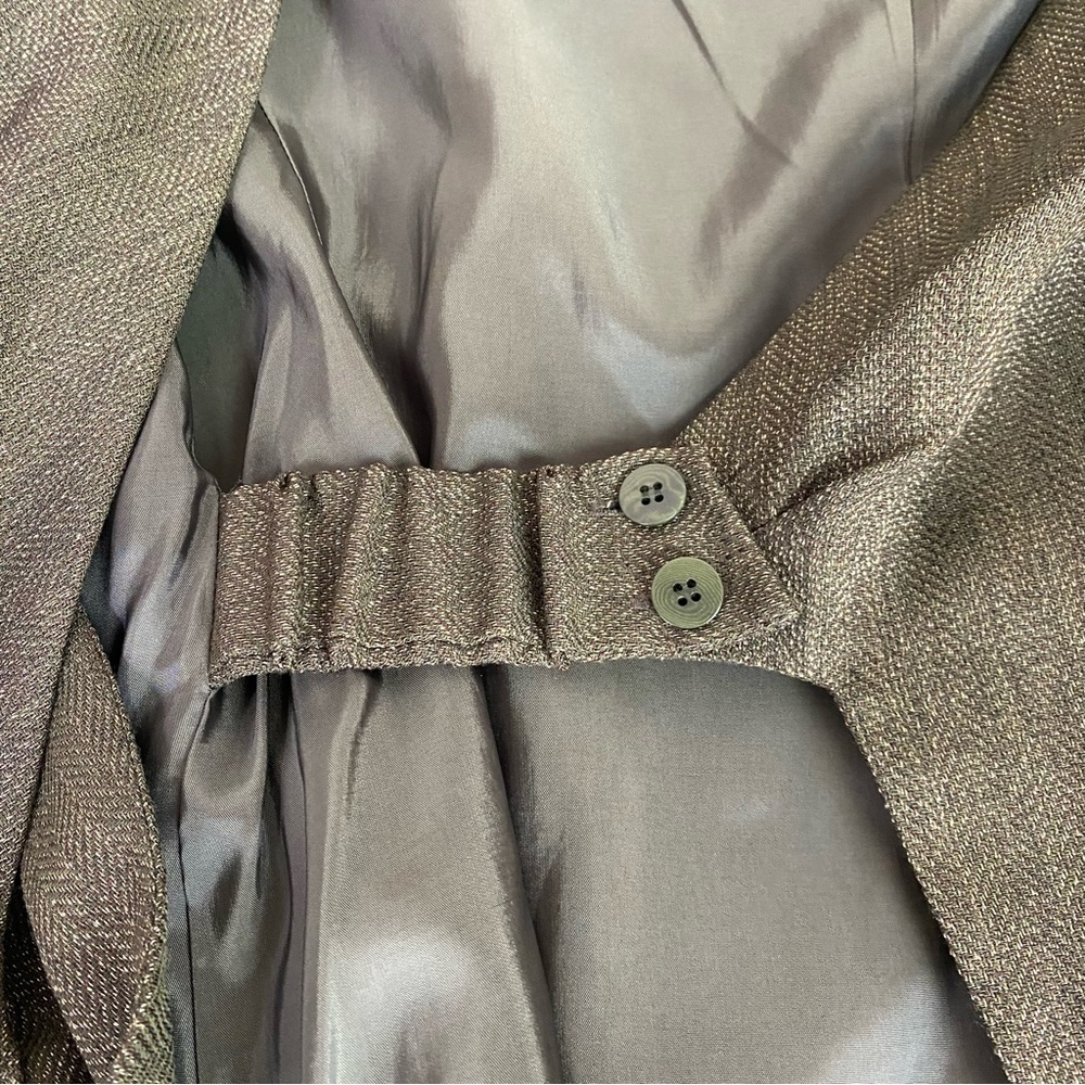 Lafayette 148 New York Virgin Wool Wrap Tie Blazer Size 8 - Picture 5 of 7